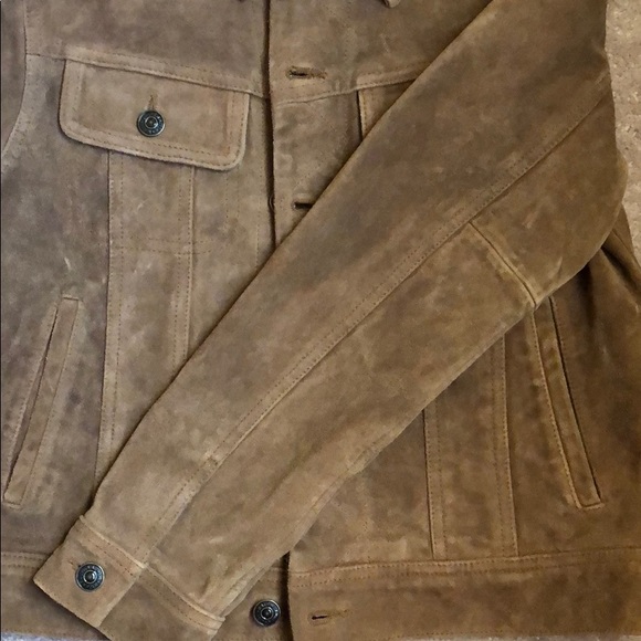 LIKE NEW RALPH LAUREN BROWN CROPPED JACKET - Picture 10 of 13